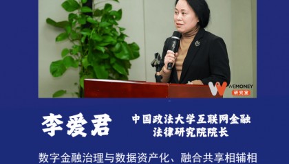 李爱君：加强数字金融治理，促进金融数据资产化与融合共享