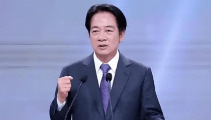 台湾地区罕见一幕，美军少将入岛，赖清德得意洋洋，台海风雨欲来