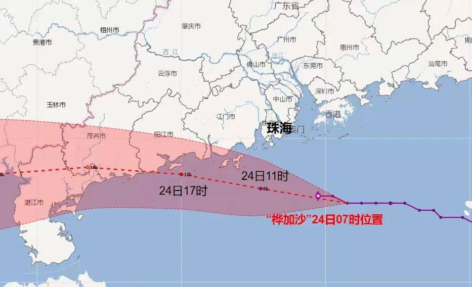 进入十二级风圈!双预警生效!珠海将在这个时段迎最强风雨